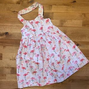 Koala Kids flamingo halter dress (12-8 m)
